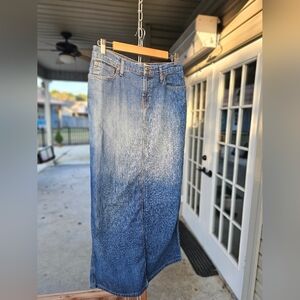 Roxy Jean Skirt 100% Cotton Denim